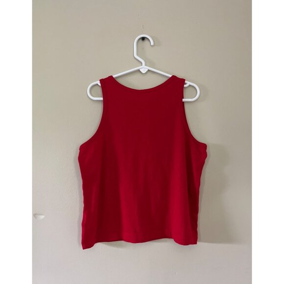 3 For $6 Way To Celebrate Girls Large (10-12) Red Tank Top Butterfly Free To Fly - Picture 3 of 6